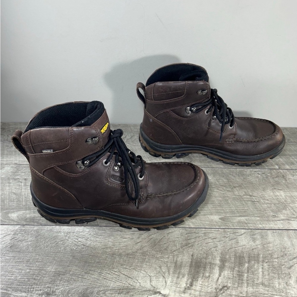 Keen 1009250 Nopo Men’s Brown Leather Waterproof Hiking Hiker Boots Size 11
